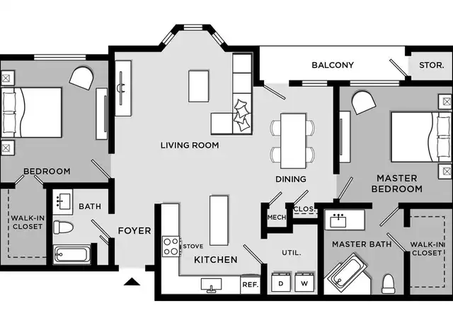 Property at 30 Ayla Dr Unit E206, Little Rock, AR, 72223, 2 beds, 2 baths, [object Object]