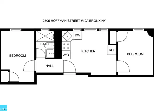 Property at 2505 Hoffman St Unit 3, Bronx, NY, 10458, 2 beds, 1 bath, [object Object]