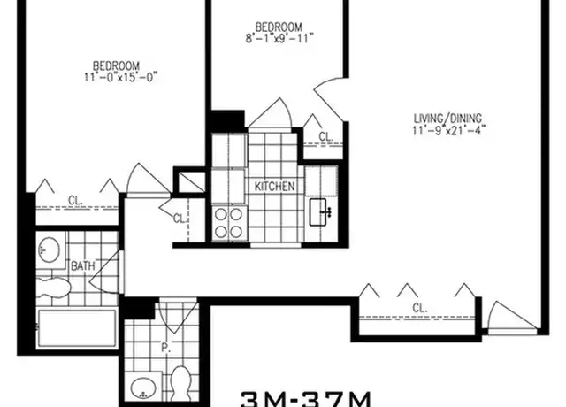 Property at 330 E 39th St Unit 23M, New York, NY, 10017, 2 beds, 1.5 baths, [object Object]