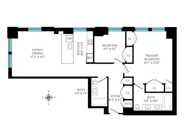 Property at 85 Adams St Unit 4A, Brooklyn, NY, 11201, 2 beds, 2 baths, [object Object]