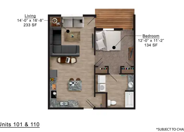 Property at 2110 Cottonwood Rd #101, Ames, IA, 50014, 1 bed, 1 bath, [object Object]
