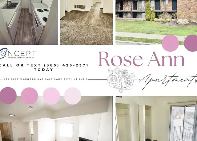 Property at Rose Ann - 435 E Warnock Ave, South Salt Lake, UT, 84115, 1 bed, 1 bath, [object Object]