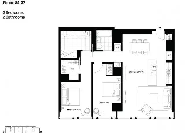 Property at 685 1st Ave Unit 27-R, New York, NY, 10016, 2 beds, 2 baths, [object Object]