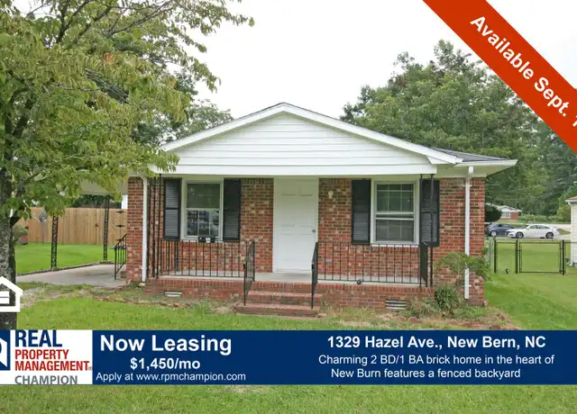 Property at 1329 Hazel Ave, New Bern, NC, 28560, 2 beds, 1 bath, [object Object]