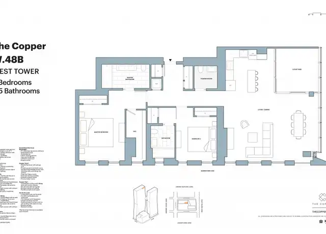Property at 626 1st Ave Unit W-48B, New York, NY, 10016, 2 beds, 2.5 baths, [object Object]