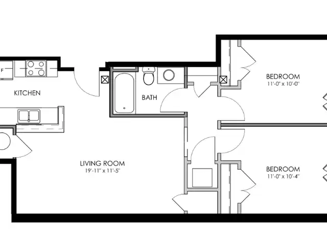 Property at 1318 W Broad St Unit 202, Richmond, VA, 23220, 2 beds, 1 bath, [object Object]