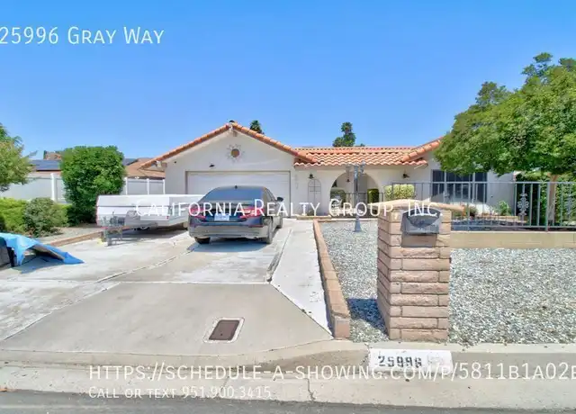 Property at 25996 Gray Way, Hemet, CA, 92544, 3 beds, 2 baths, [object Object]