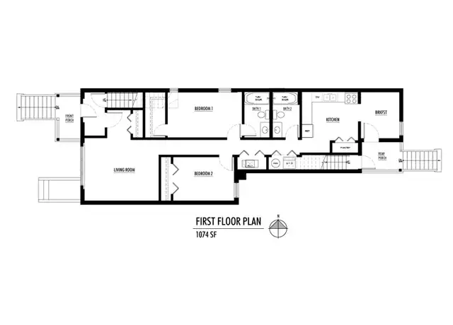 Property at 3529 S Indiana Ave Unit 1, Chicago, IL, 60653, 2 beds, 2 baths, [object Object]