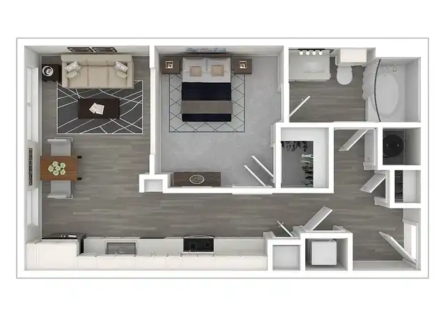 Property at Uptown Terrace Apartments - 4604 S 53rd St, Rogers, AR, 72758, 1 bed, 1 bath, [object Object]