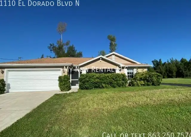 Property at 1110 El Dorado Blvd N, Cape Coral, FL, 33993, 3 beds, 2 baths, [object Object]