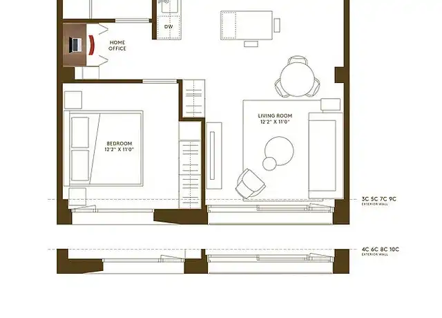 Property at 250 E 25th St Unit 10C, New York, NY, 10010, 1 bed, 1 bath, [object Object]