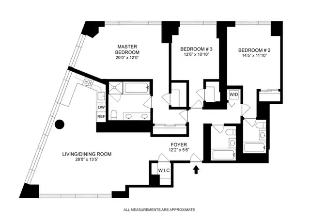 Property at 200 Chambers St Unit 9D, New York, NY, 10007, 3 beds, 3 baths, [object Object]