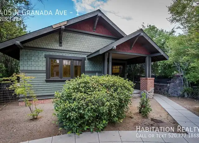 Property at 405 N Granada Ave Unit 1, Tucson, AZ, 85701, 2 beds, 2 baths, [object Object]