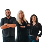 Buffalo Real Estate Agent Tiffany Hilbert, Jessica Taccetta, and Daniel Jones Team