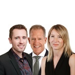 Toronto Real Estate Agent Drew Woolcott, Justine Woolcott, and Justin Podmoroff