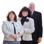 Maryland Real Estate Agent Louise Costello, Nancy Collins, and Bernard Janoson