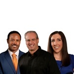 Palm Beach Real Estate Agent John Scalia, Robert Plummer, and Ashley Matyas