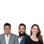 Palm Beach Real Estate Agent TCM Team - Cristian, David, and Stephanie