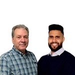Toronto Real Estate Agent Bhupinder Singh and Richard Salhani