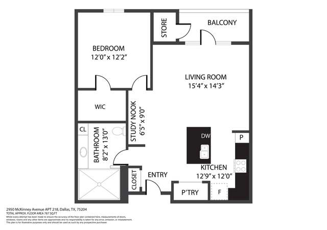Photo of 2950 Mckinney Ave #218, Dallas, TX 75204