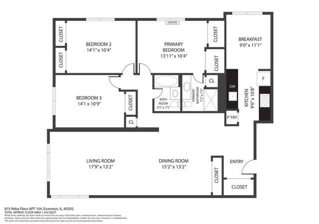 Photo of 815 Reba Pl #104, Evanston, IL 60202