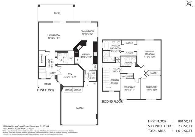 Photo of 11908 Whisper Creek Dr, Riverview, FL 33569