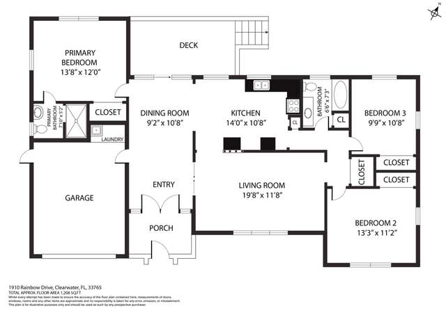 Photo of 1910 Rainbow Dr, Clearwater, FL 33765
