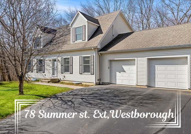 Property at 78 Summer St Ext #1, Westborough, MA 01581, 4 beds, 3 baths