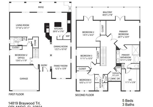 Photo of 14819 Braywood Trl, Orlando, FL 32824