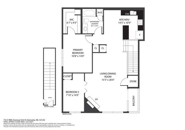 Photo of 7312 98th Ave Unit H, Kenosha, WI 53142