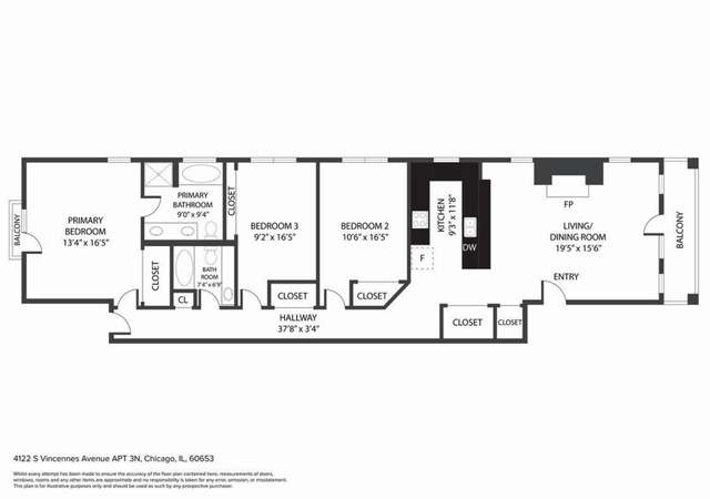 Photo of 4122 S Vincennes Ave Unit 3N, Chicago, IL 60653