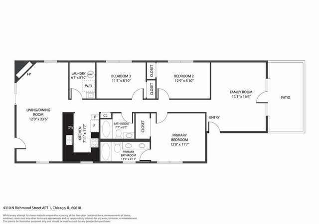 Photo of 4310 N Richmond St #1, Chicago, IL 60618