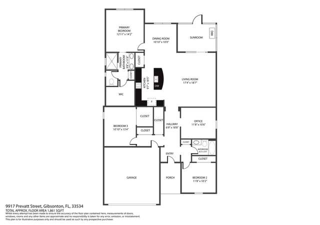 Photo of 9917 Prevatt St, Gibsonton, FL 33534