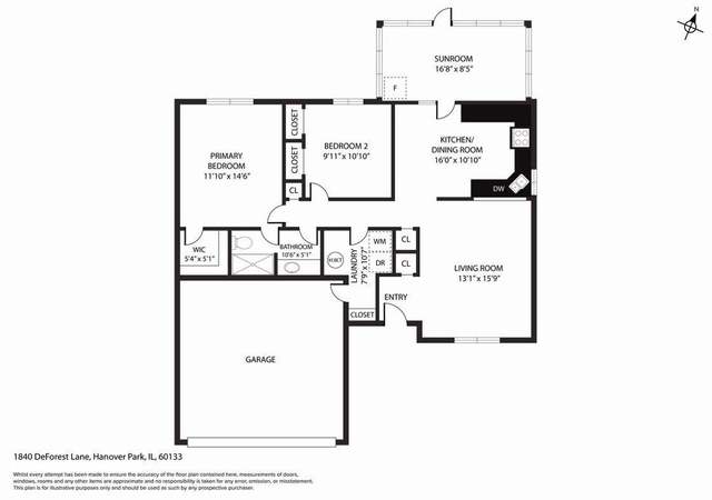 Photo of 1840 De Forest Ln, Hanover Park, IL 60133
