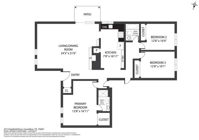 Photo of 3713 Fairfield Dr, Carrollton, TX 75007