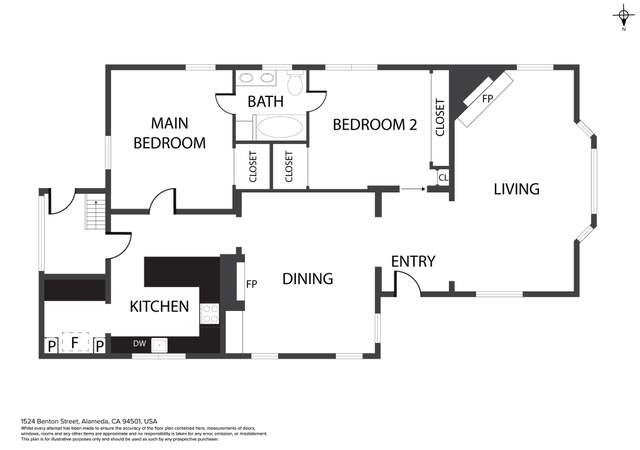 Photo of 1524 Benton St, Alameda, CA 94501