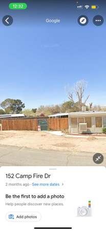 Property at 152 Camp Fire Dr, California City, CA 93505, 2 beds, 1 bath
