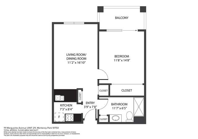 Photo of 111 Marguerita Ave #211, Monterey Park, CA 91754