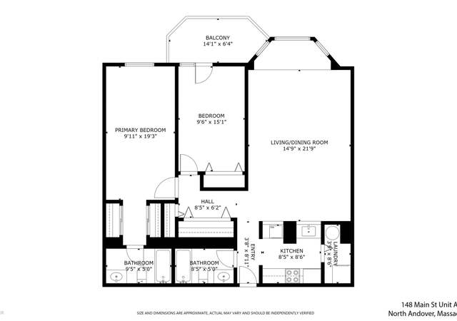 Photo of 148 Main St Unit A212, North Andover, MA 01845