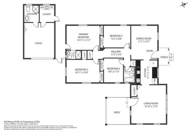 Photo of 430 Rotary Pl NE, St Petersburg, FL 33703