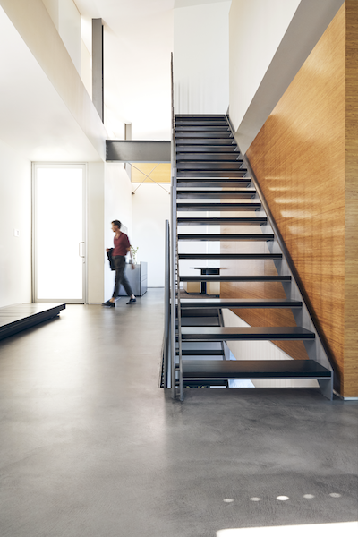 Image of a man by the stairs