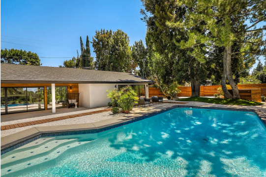 backyard large pool