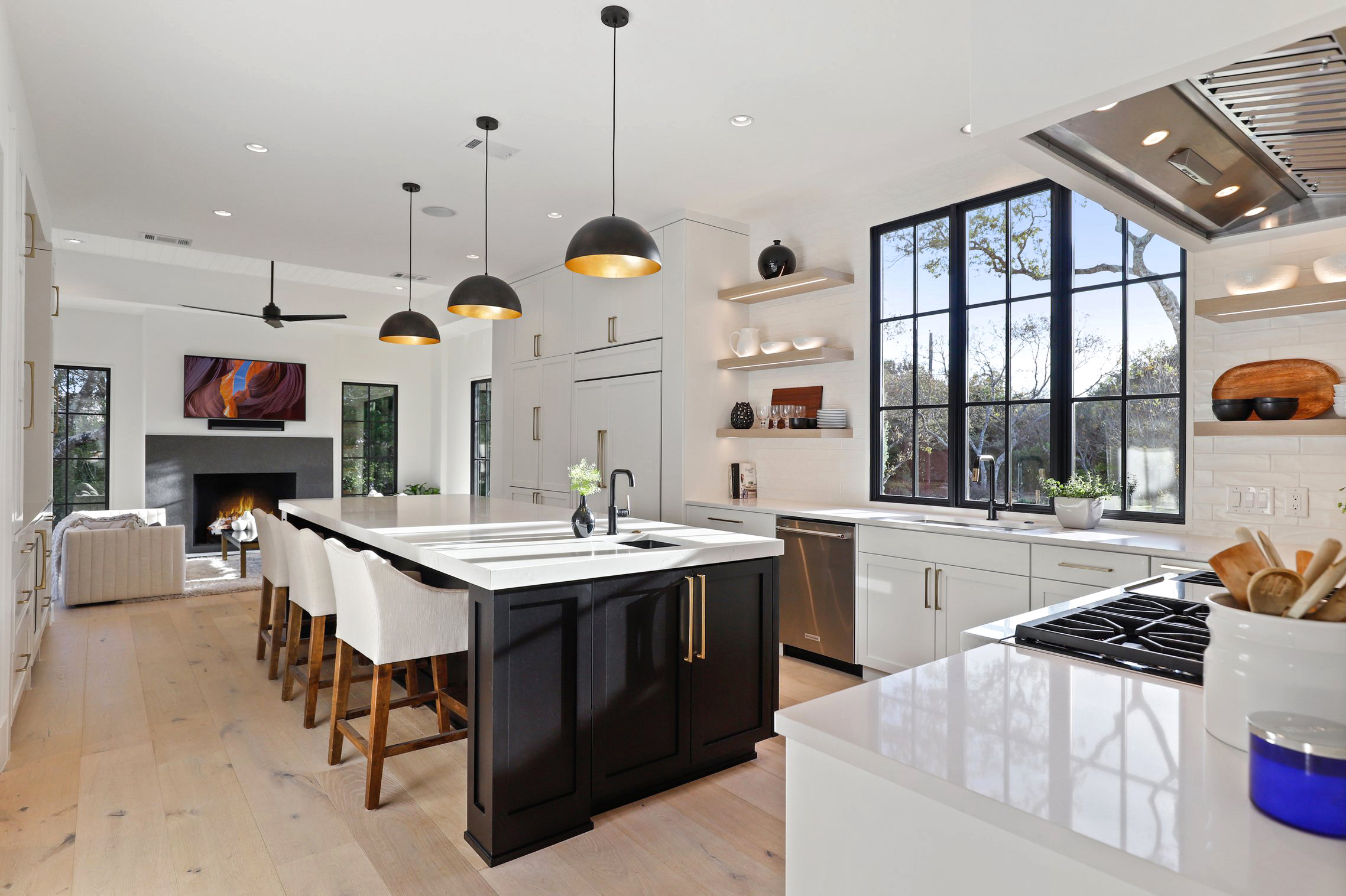 kitchen in a home