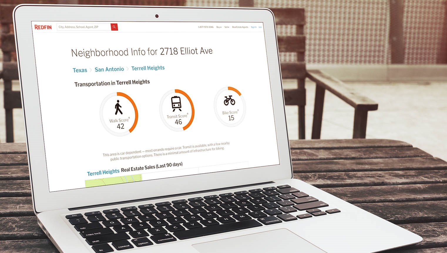 Use Walk Score to find additional information