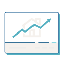 A graph with a trend line